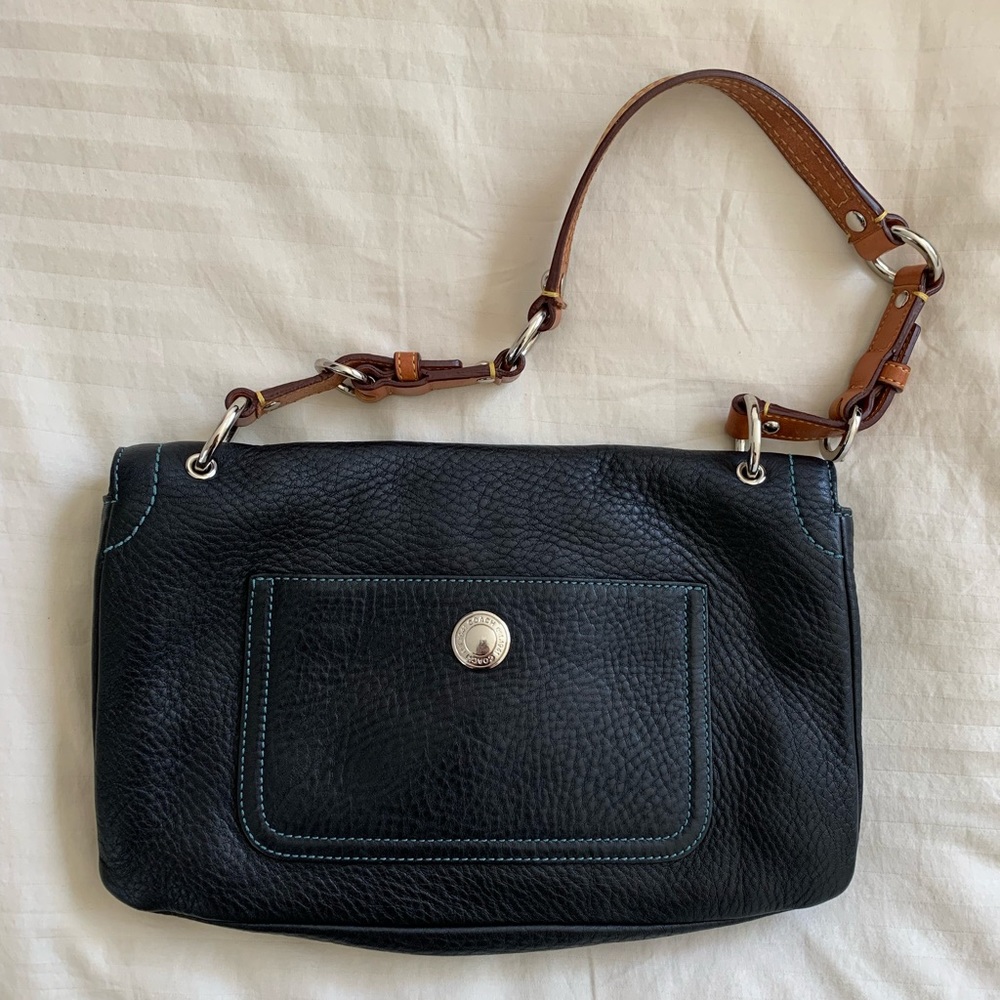 Coach Leather Shoulder Bag - Genuine Leather - Picture 3 of 6